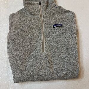 Patagonia Womens Zip-Up Sweater in Heather Gray